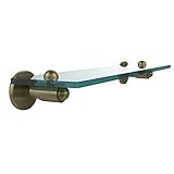 Allied Brass SH-1/22-ABR 22 by 5-Inch Single 3/8-Inch Glass Shelf [並行輸入品]