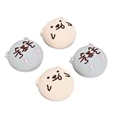 DLseego Switch アナログスティックカバー Switch スティックカバー Switch/Switch Lite/Switch Oled 対応 Switch ジョイコン カバー ジョイコン 親指グリップキャップ アナログスティックカバー シリコン キャップ ジョイコンスティックカバー 可愛い 滑り止め (4個セット)ネズミ