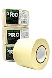 APMジャパン PRO エアコン配管テープ 粘着タイプ 3巻セット 0.16mm 50mm×20m アイボリー 薄厚 防水 補修テープ 絶縁テープ ビニールテープ 粘着テープ