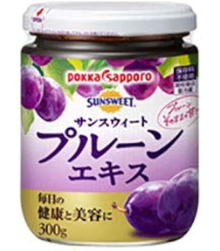 Amazon | ポッカサッポロ サンスウィート プルーンエキス 300g瓶×3個入