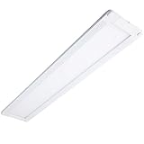 getinlight LED下キャビネットライトwith ETLリストされ、フラットパネルFlushmount、エッジ点灯テクノロジー、ソフトホワイト3000 K、ホワイトFinished 24 In