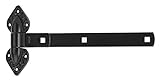 Nationalハードウェアn109 – 007 Spear Heavy Duty t-hinge、ブラック、12 "