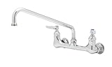 T&S Brass B-2429-CR Wall Mount Faucet with 1/2-Inch NPT Female Inlets by T&S Brass