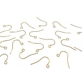 サージカルステンレス フックピアス ゴールド 10個