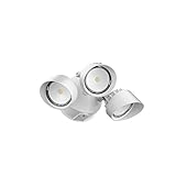 Lithonia Lighting OLF 3RH 40K 120 WH M4 3-Head Outdoor LED Round Flood Light, White [並行輸入品]