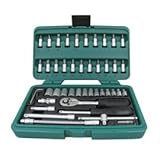 Koshihara ソケット＆ソケットビット45点セット　1/4"DR DIY 整備用工具