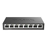 D-Link DGS-108 Switch avec boîtier métal 8 ports Gigabit Ethernet Gris [並行輸入品]