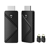 eppfun ワイヤレスHDMI 1x送信機 + 2x受信機 セット1080P HD 無線HDMIトランスミッター レシーバー 安定転送 映像音声同期出力 PC TV プロジェクター用