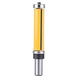木工ルータビット ストレートルータビット 木工用 ルータビットエッジ仕上げ 工具2-1 / 2 \"L x 3 / 4''Dia x 1/2\"ベアリング付きシャンク