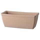 イタリア製テラコッタ鉢 プレーンプランター ホワイトテラコッタ 32cm 2個入り ／植木鉢