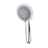 Ywyun ラウンドハンドヘルドシャワー降雨Sparyhead節水リフレッシュハンドシャワー、シャワーセット入浴ハンドヘルドウォーターヒーター、スプリンクラー多機能浴室シャワーヘッド ( 色 : グレ