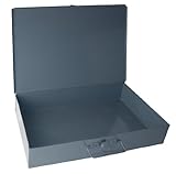 Durham 123-95-IND Gray Cold Rolled Steel Individual Large Empty Metal Shell, 18 Width x 3 Height x 1