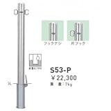 帝金　S53-P　バリカーピラー型　スタンダード　ステンレスタイプ　直径76.3mm　脱着式フタ付
