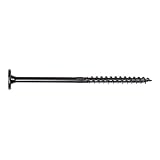 シンプソンStrong Tieアウトドアアクセントシンプソンsdws22512dbbrc12 5 – 1 / 2インチロブ座金ヘッドブラックpowder-coat構造木ネジ( 12パック、5 – 1