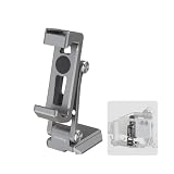 SMALLRIG メタルスマホマウント Arca-Swiss対応ベースプレート付き DJI用 RS 4 MiniおよびRS 3 Mini対応 携帯電話マウントアダプター iPhone 16/15用スマホ三脚マウント 5338