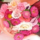 和風テイスト　バラのブーケ（花束）Ｓ　あでやか【生花】【お祝い】記念日】【誕生日】【フラワーギフト】【バラ】