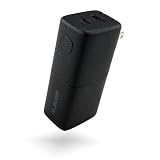 エレコム モバイルバッテリー 5000mAh 30W コンセント一体型 PD対応 2ポート Type-C USB-A ブラック EC-C49LBK