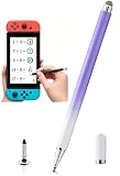 Nintendo Switch対応スタイラスペン。2IN1容量スタイラスペン。Nintendo Switchペン。スイッチスタイラスペンタッチスクリーン(2IN1×パープル)。
