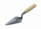 Kraft Tool HC422 Hi-Craft Steel Pointing Trowel with Wood Handle, 5-1/2-Inch [並行輸入品]