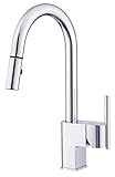 Danze D454442 Como Trim Line Single Handle Pull-Down Kitchen Faucet, Chrome, Chrome [並行輸入品]