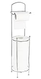 High Quality Free Standing Toilet Paper Holder for Bathroom - Chrome Toilet Roll Stand