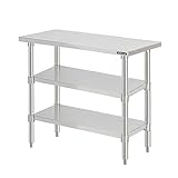 【頂点看板 】日本製 業務用 ステンレス 作業台 3段タイプ 調理台 W100×H80×D60cm ステンレス調理台 業務用キッチン 調理作業台 厨房作業台 作業テーブル 業務用作業台 業務用ステンレス作業台 キッチン作業台 [kot3ba-10060]