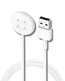 For Google Pixel Watch 3 / 2 充電器 充電ケーブル 【NOUKAJU】For ピクセルウォッチ 2 スマートウォッチ 充電器 充電ケーブル（100cm）急速/磁気充電 高耐久 スマートウォッチアクセサリー (USB-A,ホワイト)