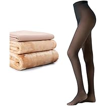 【15℃〜25℃に最適】透け感タイツ ストッキング 裏起毛 伸縮性 美脚 厚手 Amazon.co.jp: 透け感タイツ ストッキング レディース 【裏起毛