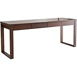 ライフスタイリングショップ パソコンデスク 幅180×奥行59 木製 引出付 シンプル ブラウン LS-389BR LS-389BR