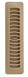 Imperial Manufacturing RG1453 2.25-Inch by 12-Inch Plastic Register, Taupe [並行輸入品]