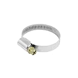 uxcell　ホースク ランプ　ホースクリップ　調整可能　ウォーム　ドライブ　ステンレス鋼　32-44mm