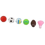MagiDeal 6pcs Kid幼児用Squeezing SqueakyボールおもちゃPlay Ball Game comforingベビー玩具Developmental Stress Relief