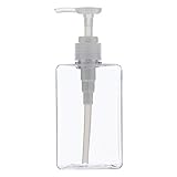 ベストコ(Bestco) シャンプー用ディスペンサー クリア 280ml ネトヨン・レ スクエア ボトル ND-4334