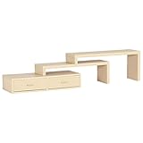 arne HANDSOME 1100 テレビ台 コーナー 伸縮 日本製 完成品 ナチュラル