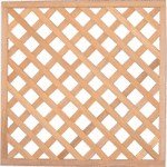 Liebe【ぃーべ】セランガンバツー 木製 ラティスフェンス 900×900mm （約5kg）