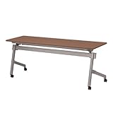 TOKIO NTTホールディングテーブル 棚付 パネル無 W1800×D600×H720mm NTT-1860 ダークウッド