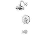 Pfister G89-8MBD Marielle 1-Handle Tub and Shower Trim, Polished Nickel [並行輸入品]