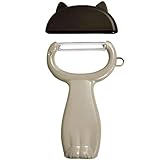 貝印 KAI ねこ の ピーラー Nyammy ぼうし型カバー付 日本製 DH2720