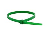 Monoprice Cable Tie 4 inch 18LBS, 100pcs/Pack - Green [並行輸入品]