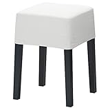 IKEA(イケア) NILS ブレキンゲ ホワイト 09869543 スツール、ブラック、ブレキンゲ ホワイト