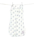リトルジラフ Little Giraffe 【正規代理店輸入】 モスリンドット  Dreamsack  新生児スリーパー/BOX入り (ブルー)  lg1002-01