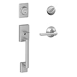 Century Single Cylinder Handleset and Latitude Lever, Satin Chrome (F60 CEN 626 LAT) [並行輸入品]