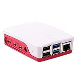 Raspberry Pi 4 ケース - レッド/ホワイト