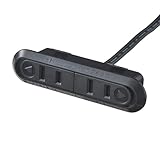 エルパ(ELPA) 家具用埋め込みコンセント 2個口 AC125V 15A 合計1500Wまで コード長2m ブラック ストレートプラグ ABS FO-R22T(BK)