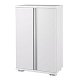 【完成品・組立不要】 日本製 多目的収納庫 下駄箱 本棚 書棚 シューズボックス 収納BOX ホワイト