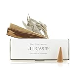 LUCAS ホワイトセージ 浄化用お香 (パロサント＆ホワイトセージ【コーン型】)