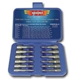 VIM Tools NS100 12-Piece SAE Power Drive Nut Setter with Magnetic and Hollow Point Drivers [並行輸入品]