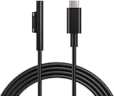 Sisyphy USB-C to Surface 対応 充電ケーブル USB-C充電器45Ｗ以上が必要【15V/3A 45W 】【3m,TVP】、マイクロソフト Surface Pro 7/6/5/4/3/X Surface Go1/2 Surface Laptop 1/2/3/4 Book タブレット対応 3m