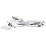getinlight Linking Cord for in-0209シリーズ下キャビネット照明器具、2線コネクタ 60 Inch ホワイト JC3-60-WH