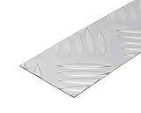 1299 ｱﾙﾐ平板縞目柄　AP60×1000mm 光モール